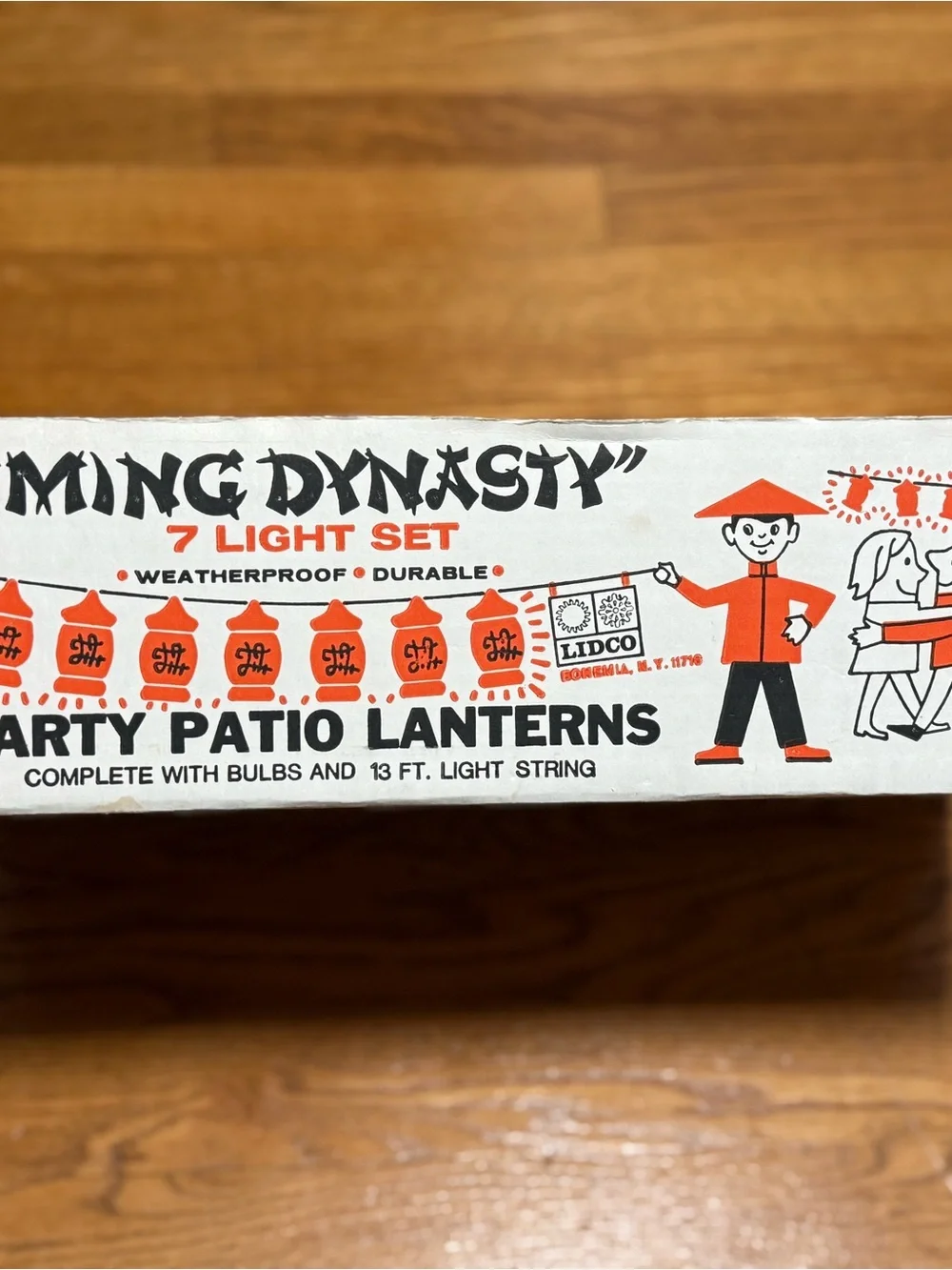 Vintage “Ming Dynasty” Party Patio Lanterns (Set of 7) Working!!